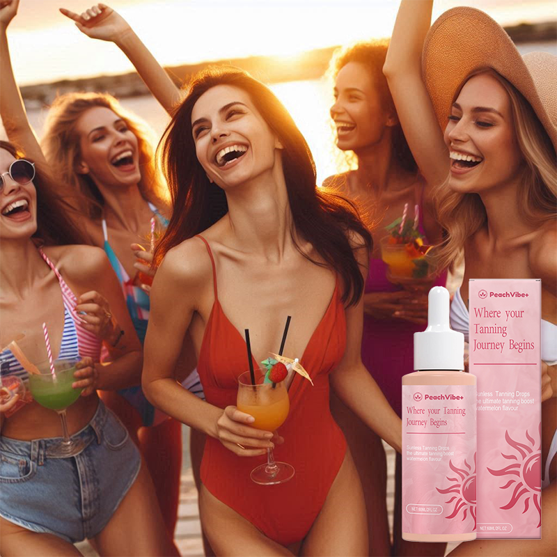 PeachVibe+ Sunless Tanning Drops
