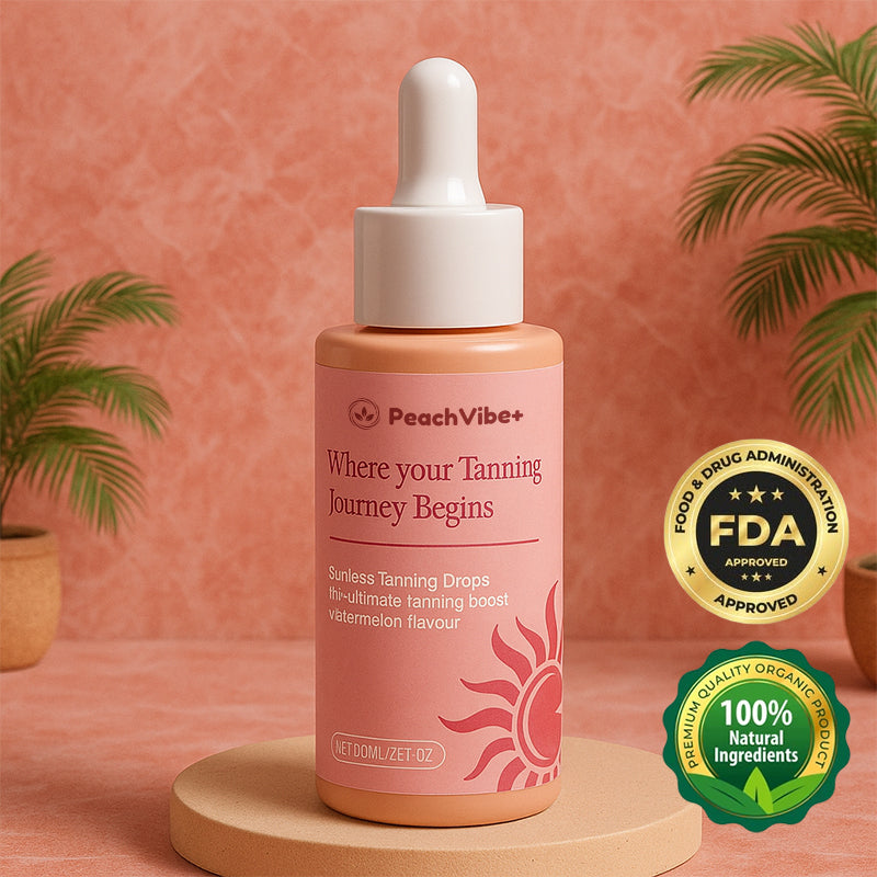 PeachVibe+ Sunless Tanning Drops